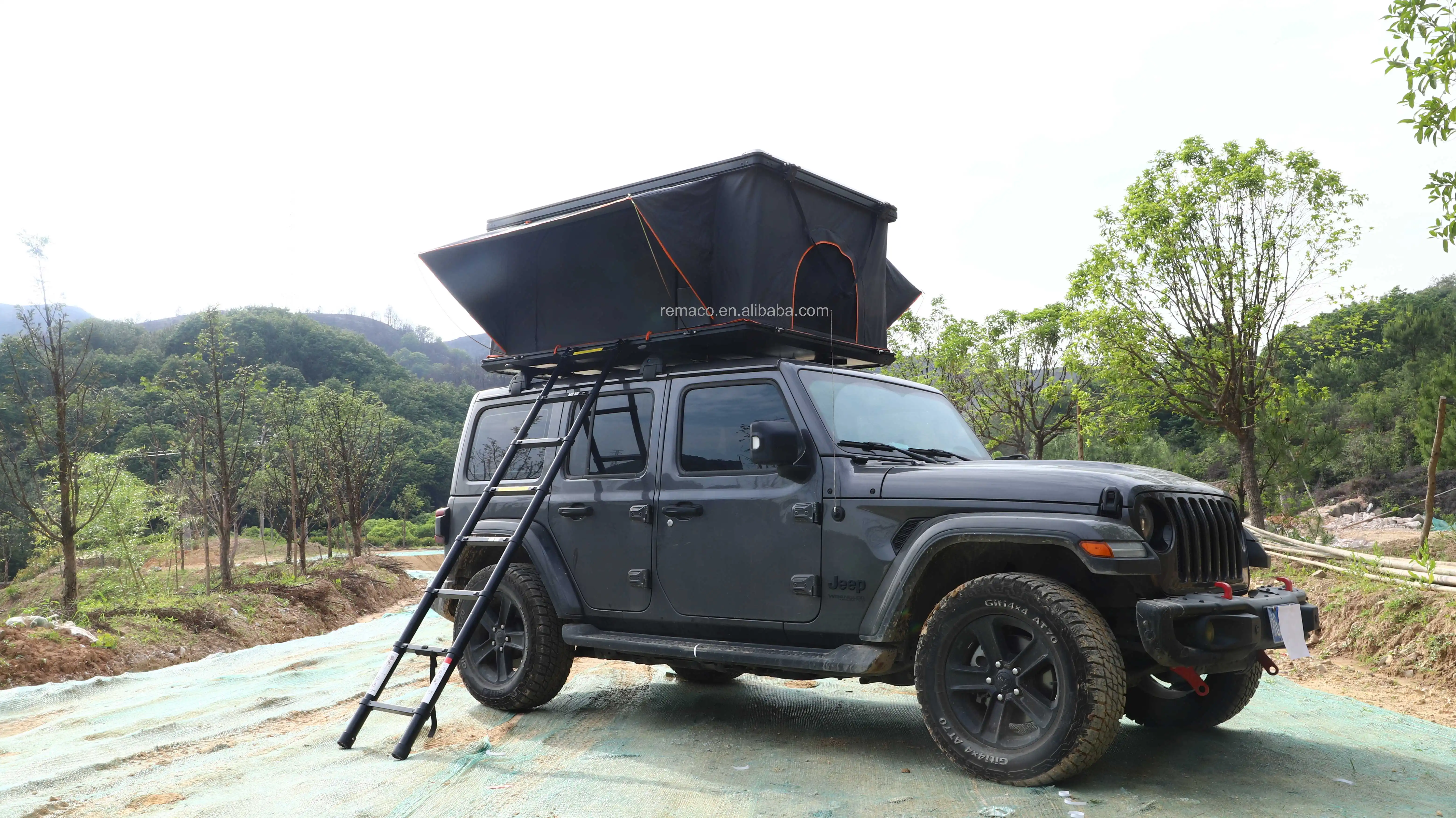 New Design 4x4 Aluminum Roof Top Tent Box Zelt Hardshell Rooftop Tent 