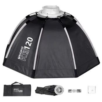 New Triopo Softbox K3 120CM Quick Realse Softbox Bowens Mouth Adapter for Studio Light product image