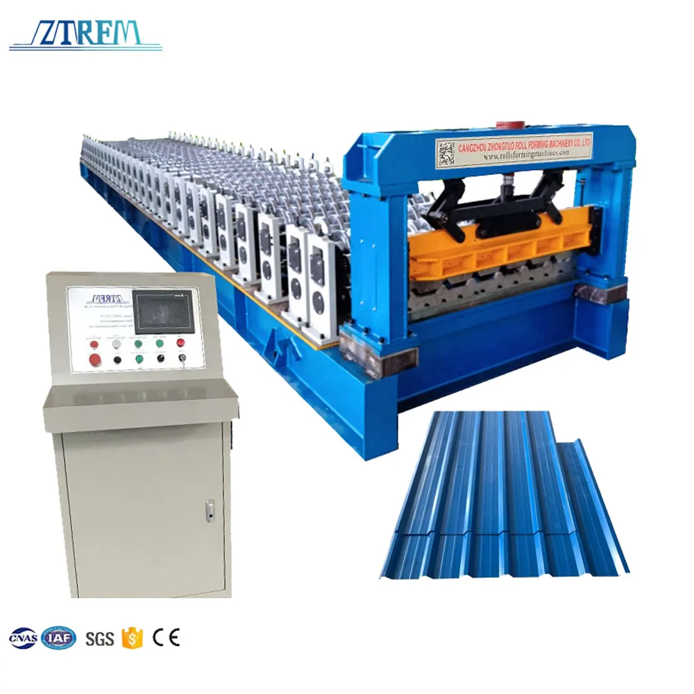 ZTRFM Full Automatic Inida Hot Sale Metal Trapezoidal IBR Roofing Sheets Making Machine