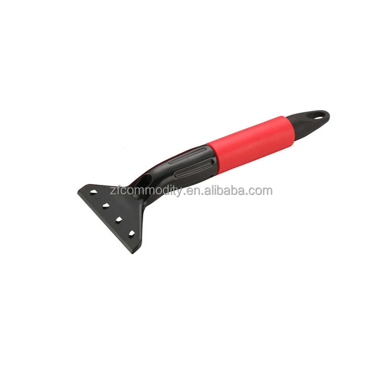 Дешевый Рекламный скребок для льда пластиковый и снега с мягкой ручкой автомобиля волшебный