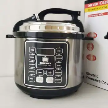 6L Electric pressure cooker household multifunctional cooking rice stew microcomputer open lid juice booked rice cooker