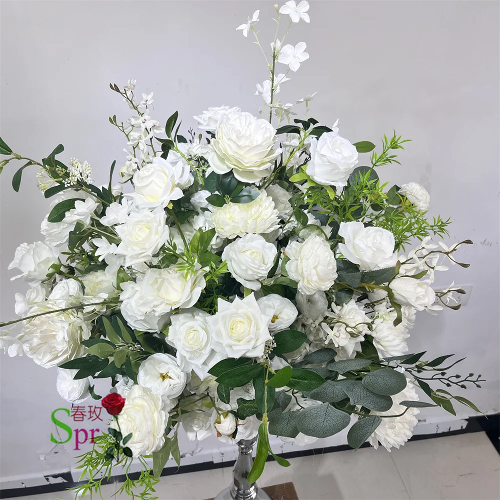 SPR Custom ized Real Touch Orchideen strau Seide Valentine Rose  Mittelstcke Ehe Blumen arrangements Knstlich