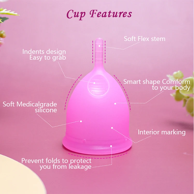 Wholesale Female Reusable Menstruation Cup Sizes Xs S L 100 Medical