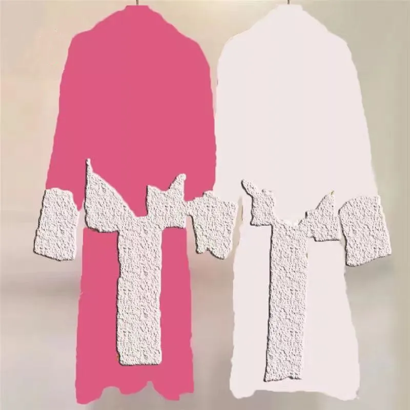 Men Women Bathrobe Thicken Velvet Female Bath Robe Sleepwear 5 Colors Pajamas Set  high quality