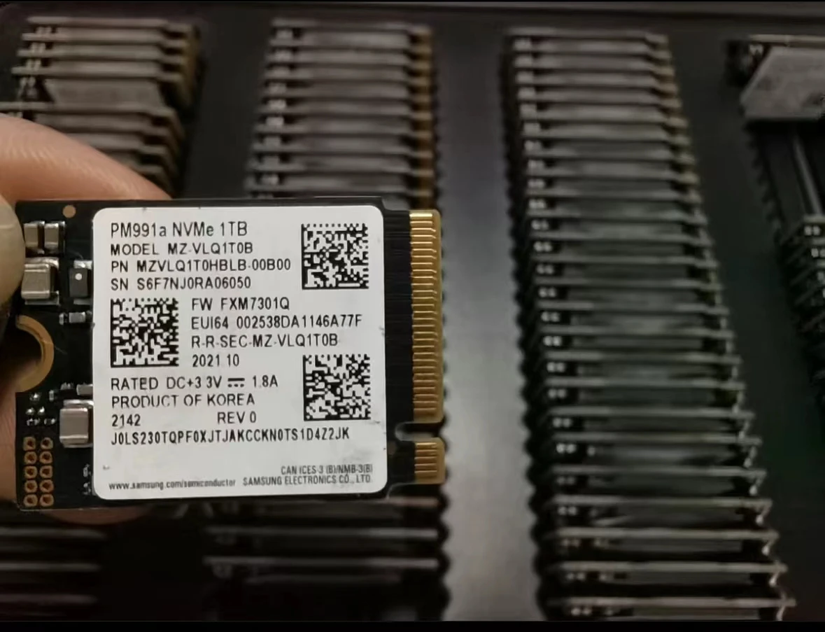 Samsung PM991 MZ-VLQ1T00 1TB NVME SSD - High Performance