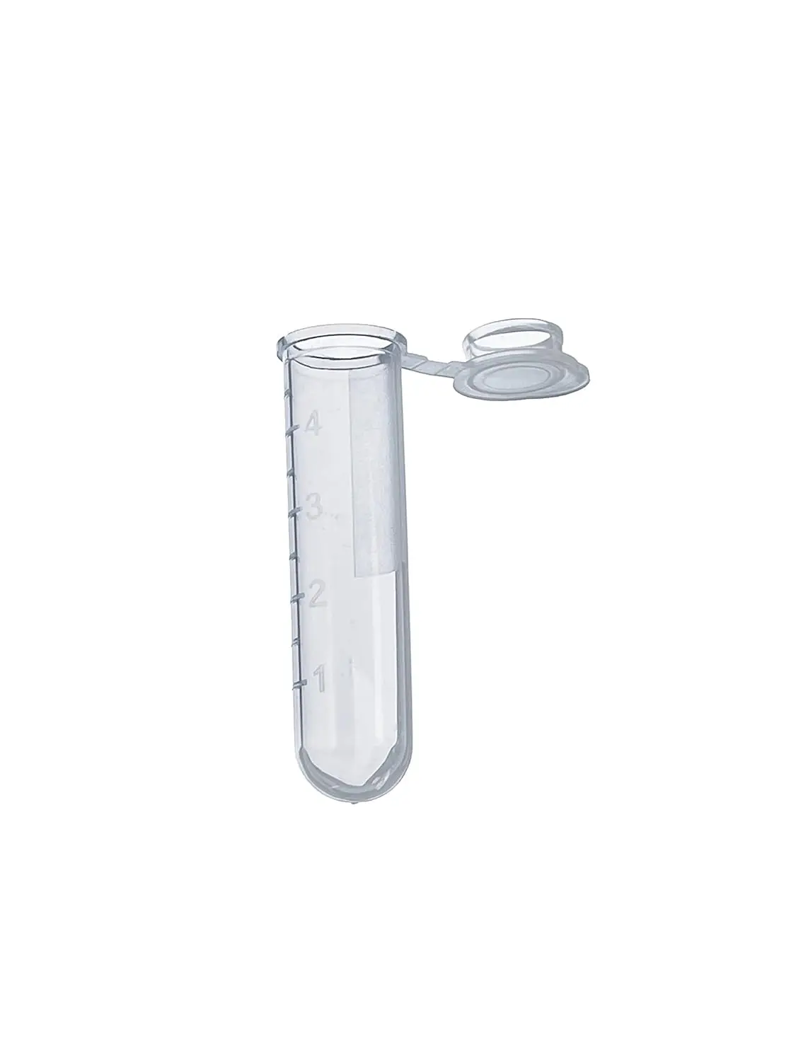 Disposable 5ml Laboratory for Test Centrifuge Tubes with Clear Polypropylene Material and Locking Lids for Laboratory Use