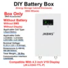 White Battery Box with Accessories