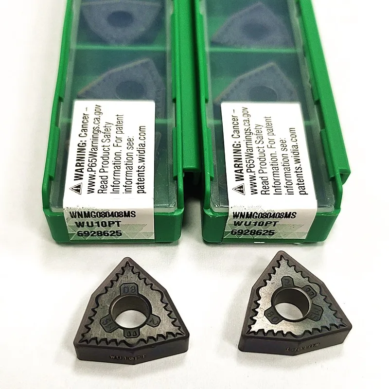 WIDIA WNMG080404MS WNMG080408MS WU10PT Carbide Inserts External Turning Tool 10pcs