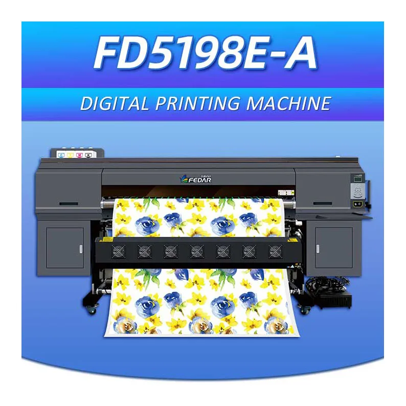 1.9m 12 I3200 Printhead Large Format Textile Sublimation Machine