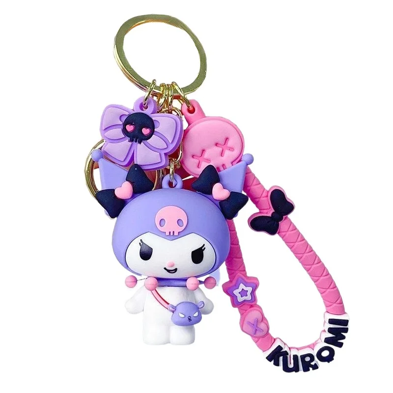 Dhf689 Sanrioed Kuromi Melody Sweet Cool Castle Series Key Chain Female ...