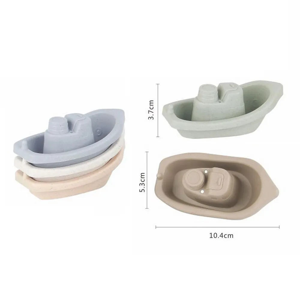 Kids Bathtub Water Game 5 Piece Wheat Straw Recyclable Eco Friendly