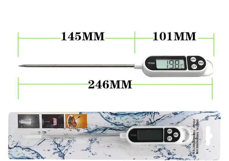 Digital Kitchen Food Thermometer For Meat Water Milk Cooking Food Probe BBQ  Electronic Oven Thermometer Kitchen Tools