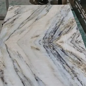 High Quality 4x8 Modern Marble UV PVC Wall Panels Modern Graphic Design Sheet Vinyl Flooring Project Solution Capability Marble