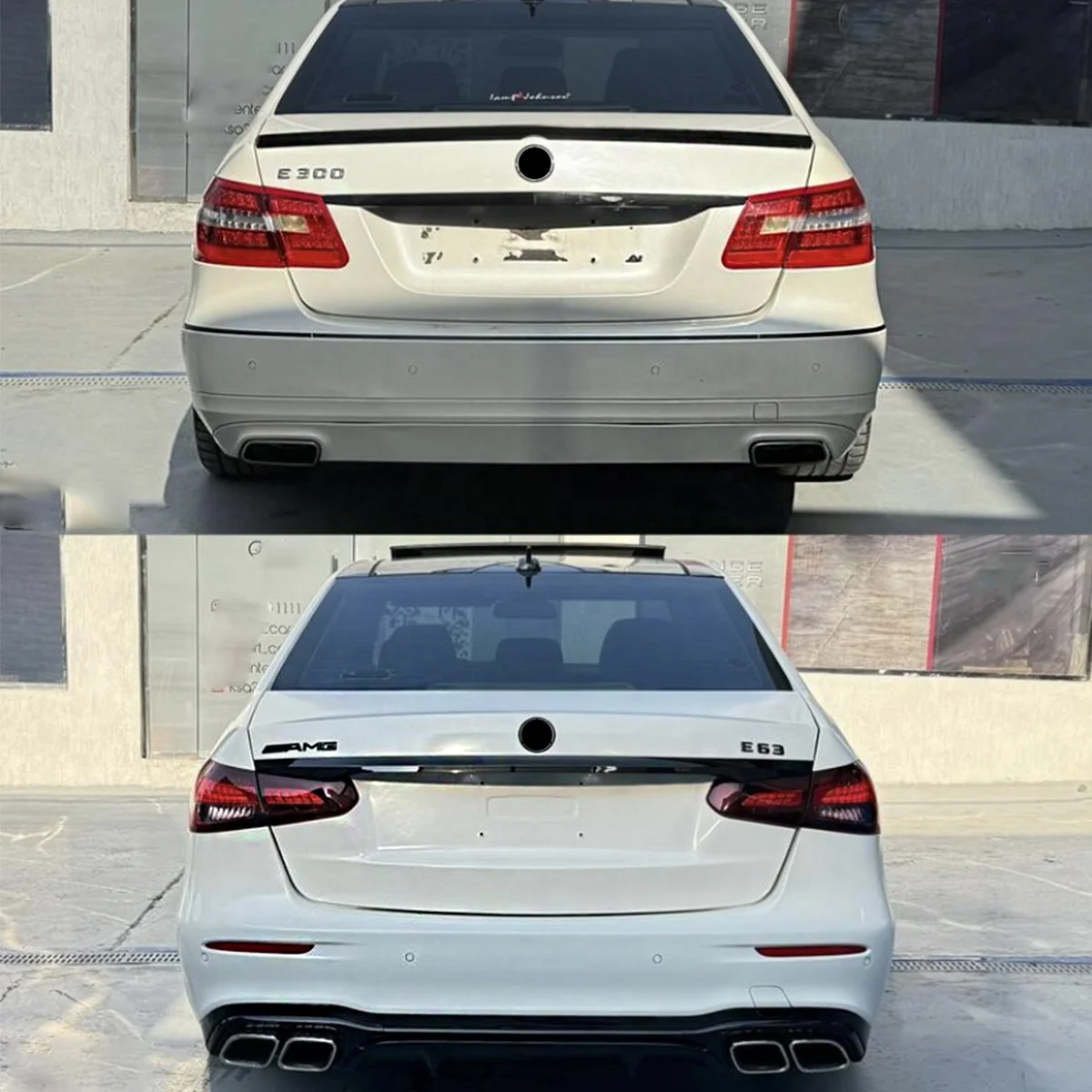 E Class W212 Upgrade 2023 E63 Model - Headlights & Bumpers