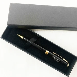High Quality Luxury Classic Metal Ball Pen with Custom Logo Office Supplies Twist Metal Ballpoint Pen Set With Gift Box