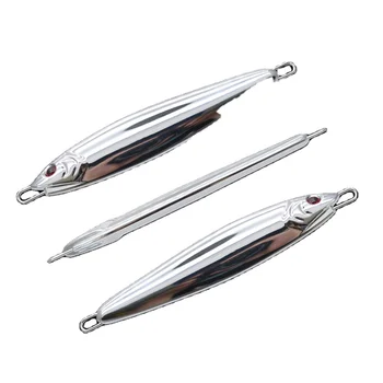 60g80g100g Chrome Plating Casting Jig Chrome Fishing Lures Metal Jigs Lure Silver Jig – Metal Jig – view 2