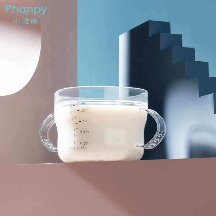 Phanpy Sippy Cup with Straw, Toddler Cup with Lid and Straw, Silicone Straw Sippy Cup, Baby Straw Cup, Baby Traning Sippy Cup with Straw Spill Proof