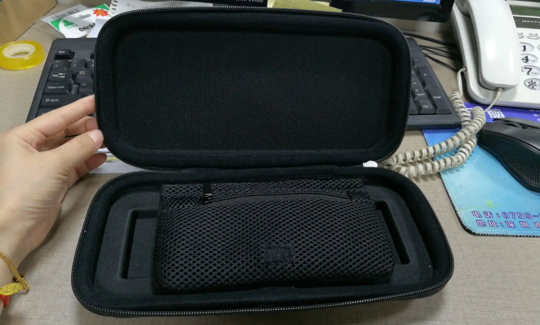 GAODA Custom ps2 case EVA Bag box with Zipper Protective Travel Video Game Player Cases for Nintendo Switch and OLED System