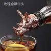 Rose golden rhino wine mouth
