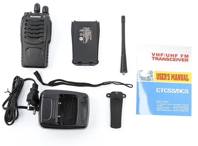 Baofeng 888s 16 Ch Two Way Radio Scrambler Hopping Function Walkie ...