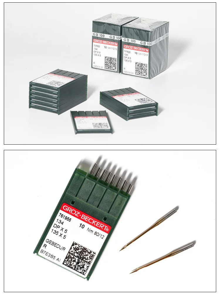 DBX1 Groz-Beckert Sewing Machine Needles for Industrial Lockstitch Accessories DB*1 16x257 Knitting JUKI BROTHER SINGER