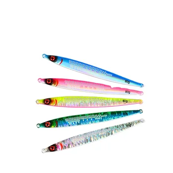 Cross-Border Hot-Selling Fish-Scale Metal Jig Artificial Hard Bait for Sea & Boat Fishing Slow-Shake & Fast-Pull Mackerel – Metal Jig – view 3