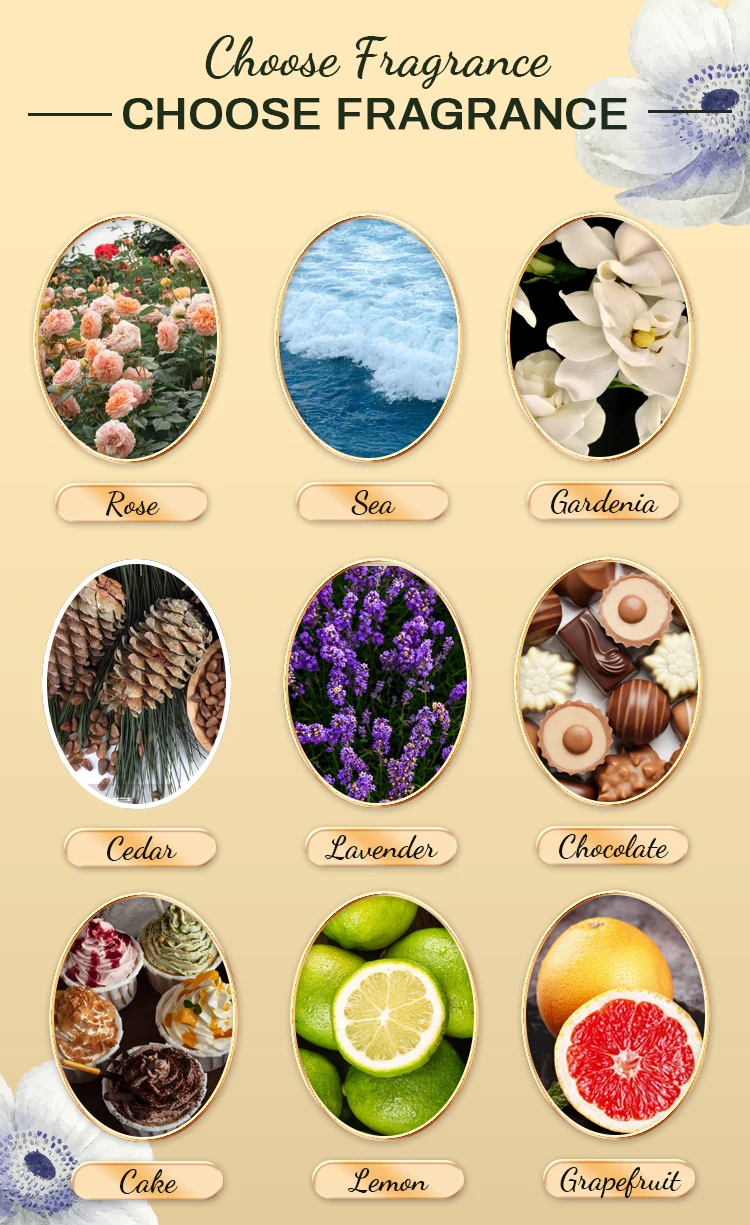 2023aroma Home Handmade Candle Customized Luxury Wax Sachet Air Fresh