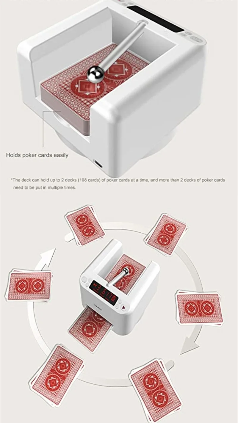 Card Dealer Machine Rotating Automatic Otomatic Poker Card Dealing