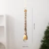 Gota de agua dorada de 16 cm.