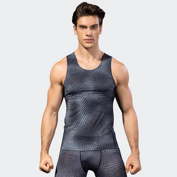 Men's Workout Swim Sleeveless Shirts Quick Dry Beach Pool Tech Running Athletic Exercise Muscle Tank Top Big And Tall Men