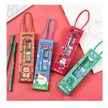 Kit Regalini Di Natale Da 82 Pezzi - Blocchi Appunti, Matite, Tatuaggi, Sacchetti E Braccialetti