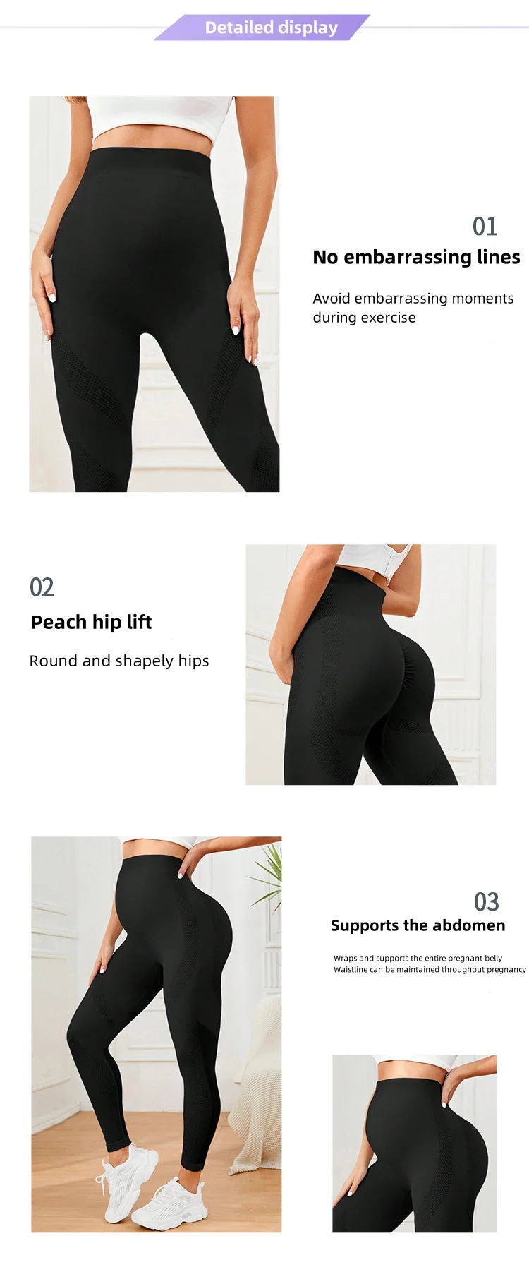 product high waist essential stretch secret fit belly legging pregnancy skinny fitness yoga pants maternity butt lift seamless leggings-55