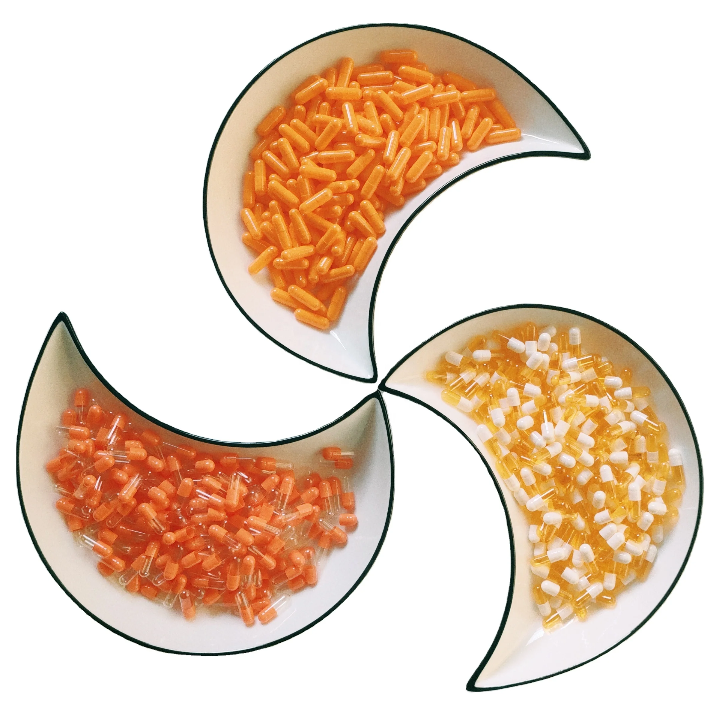 Лучшая цена Размер 0 пустые капсулы всех размеров фармацевтические желатиновые