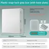 Caja gris de 600X500X220MM (con placa base)