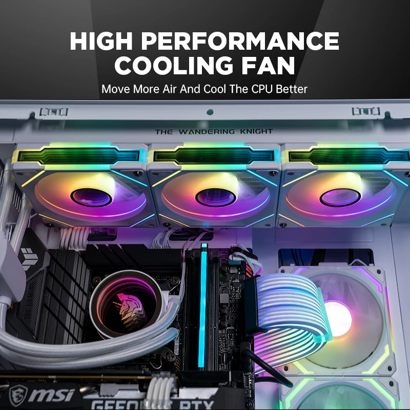 Cpu Cooling Fan High Performance 120mm LED RGB ARGB Heatsink COOLER PC FAN