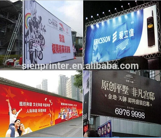 440g PVC Frontlit Backlit Digital Printed Fabric Flex Banner Poster Materials From Guangzhou China