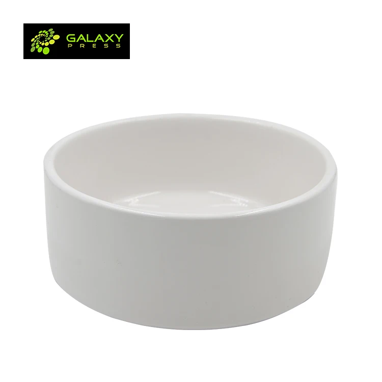 plain ceramic dog bowls