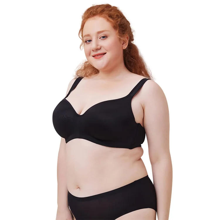 Comfy plus-size bra for women with anti-sagging plus-size breasts