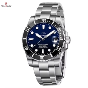 TBL Men's Automatic Mechanical Luminous Watch Custom Diving Manufacturing Craft Watch Design Factory OEM