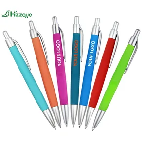 Custom Quality Certified Plastic Ballpoint Pen 1.0mm Writing Width for Office Business School Stationery