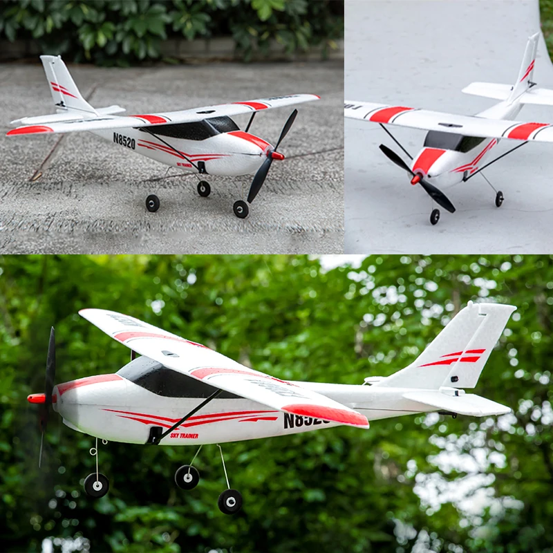 AiJH FX9601 RC Plane 4CH Powerful Brushless Glider 520mm Wingspan EPP Foam Airplane RC Plane for Kids Adults
