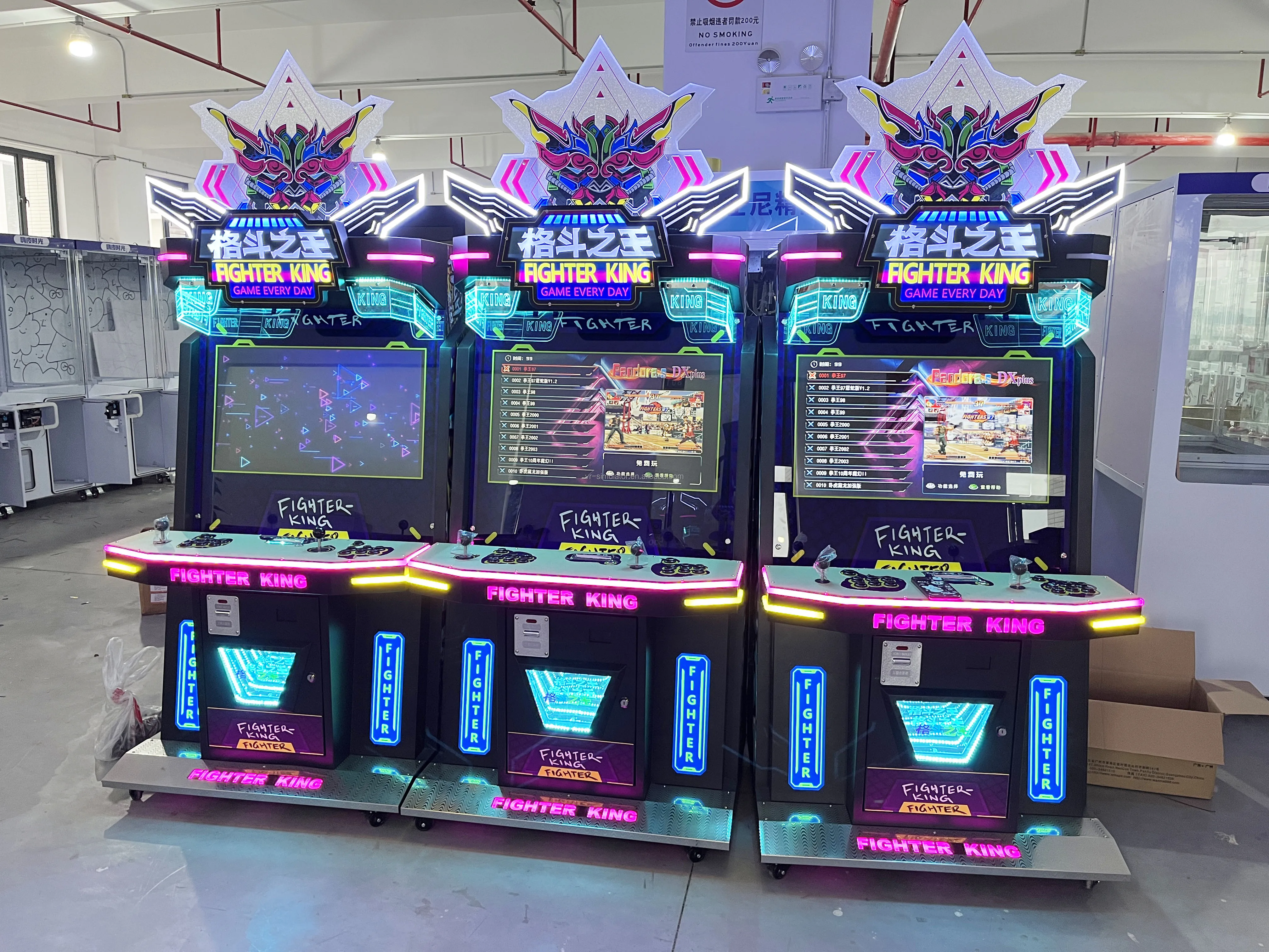 드림 랜드 신제품 코인 작동 아케이드 격투 게임 머신 비디오 파이터 킹 아케이드 머신