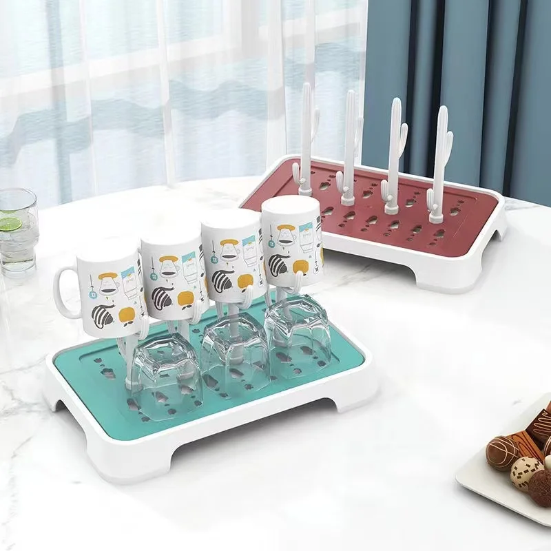 Easy Cleaning Countertop Kids Nipples Feeding Cup Holder Detachable