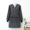 Five-button zipper cover-up - Gray quality choice
