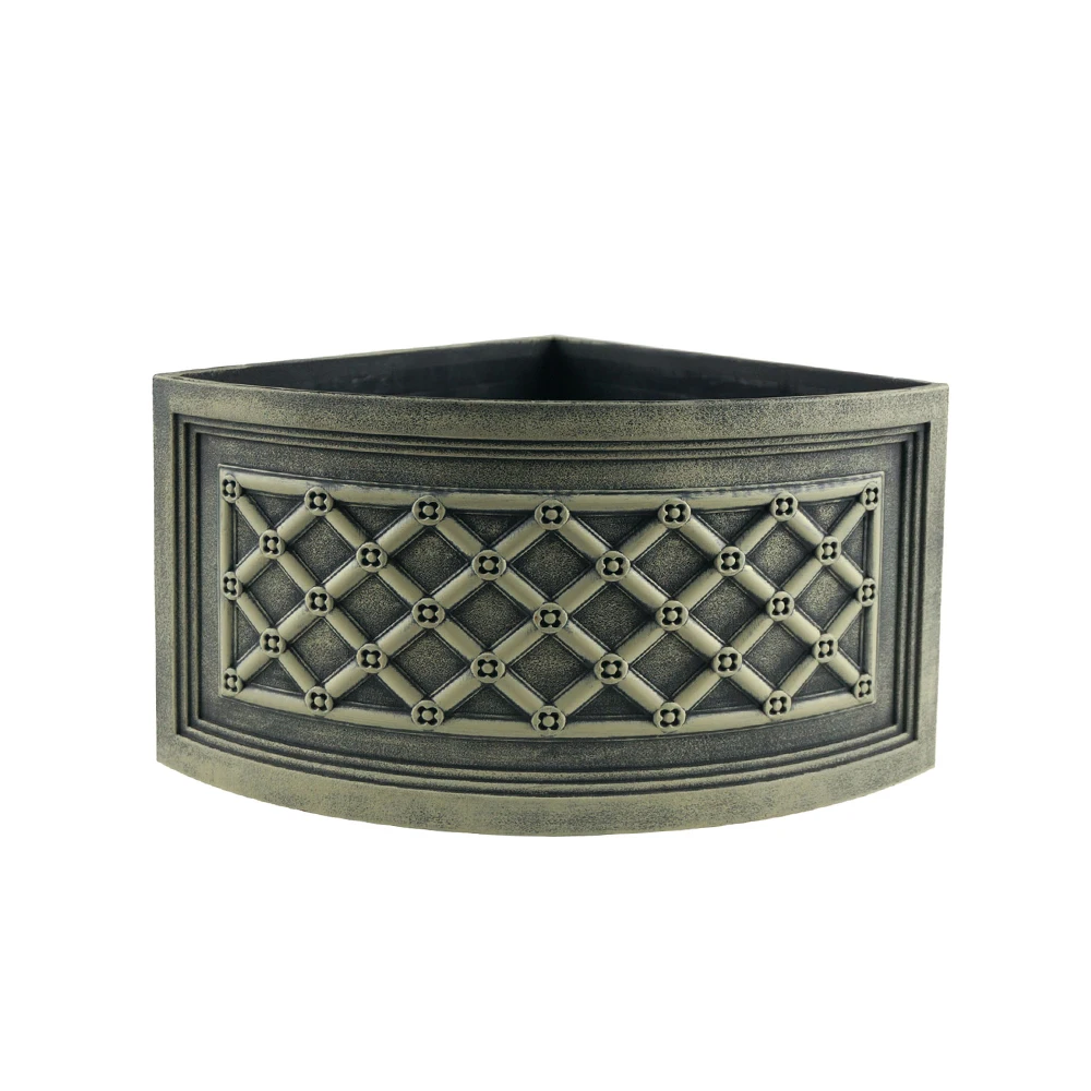 Different Types Black Triangle Shape Plastic Flower Pots