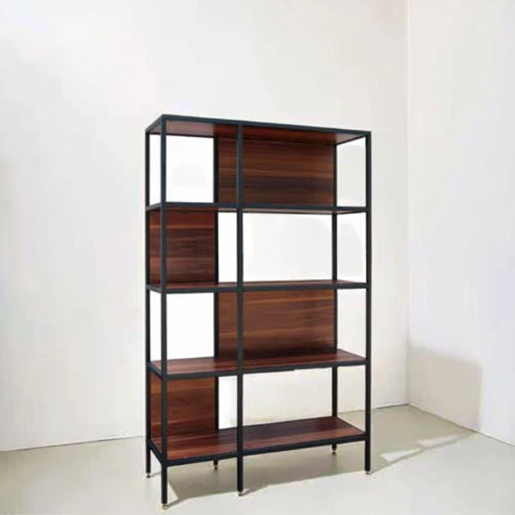 Wooden Bookcase Shelf CD Racks for Home Furniture for Kitchen & Living Room Storage & Organization