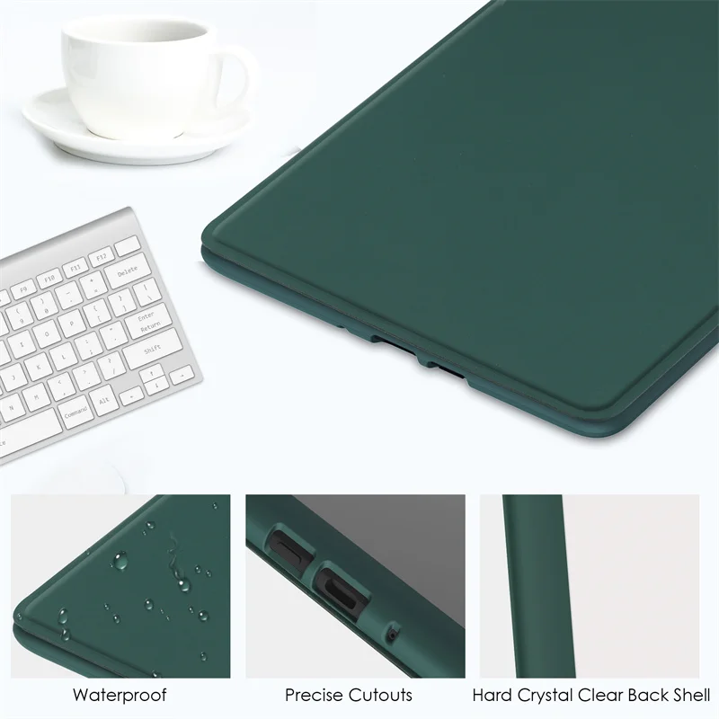 For All New 2021 Kindle Paperwhite 5 11th Gen 6.8 Inch M2L3EK M2L4EK Soft  TPU Edge PC Acrylic Back Case Smart Magnetic Cover