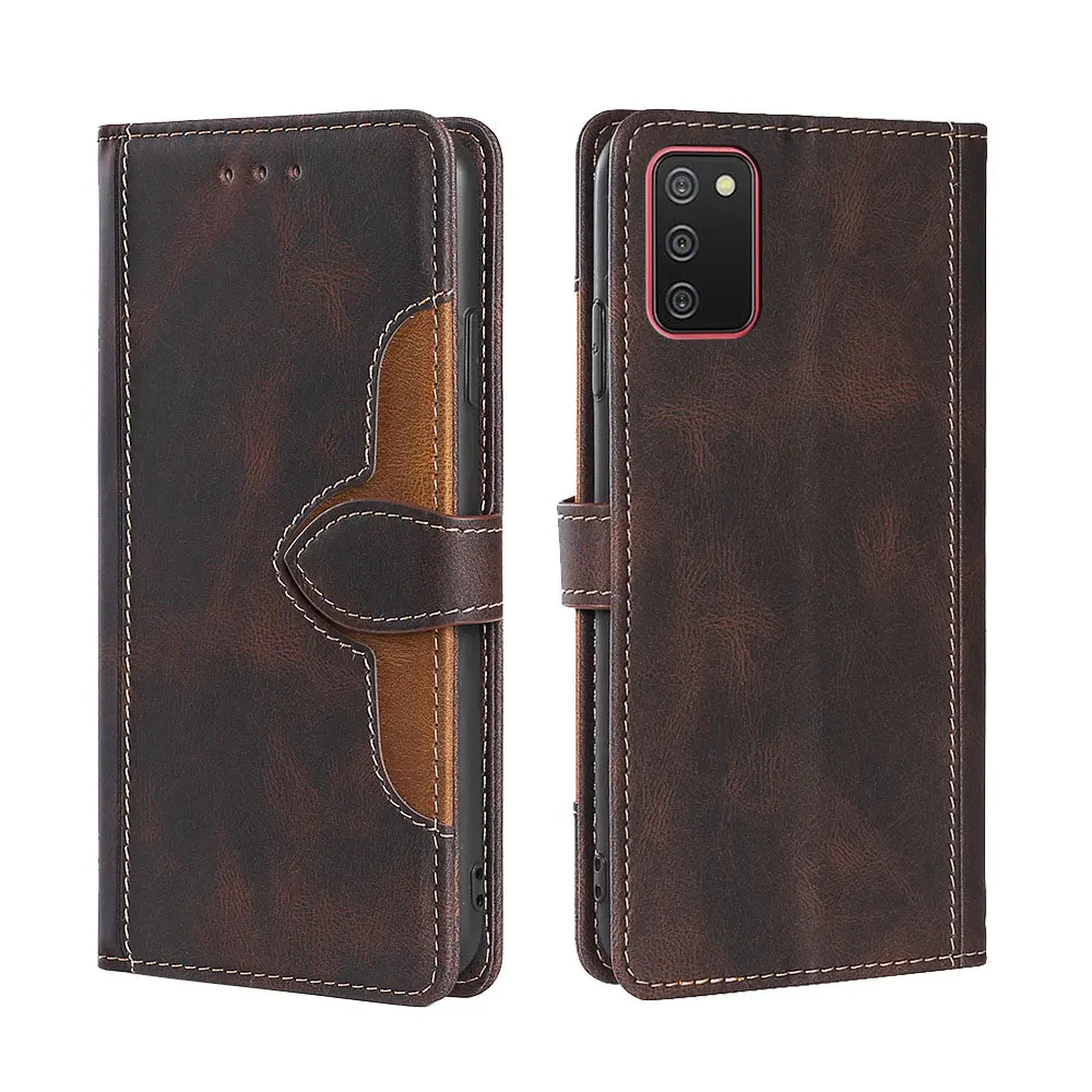 Leather Mobile Phone Case For Samsung Galaxy A20S Simple Business Insert Multiple Cards Luxury Skin Friendly Sjk605 Laudtec