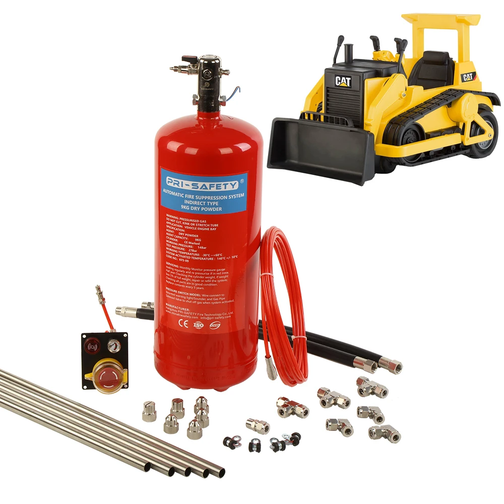 Advanced Fire Suppression System for Mining Vehicles