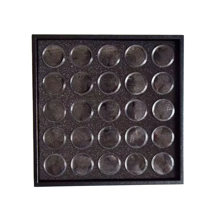 Nail storage Box Jewelry box sorting Diamond display  independent small round bottle